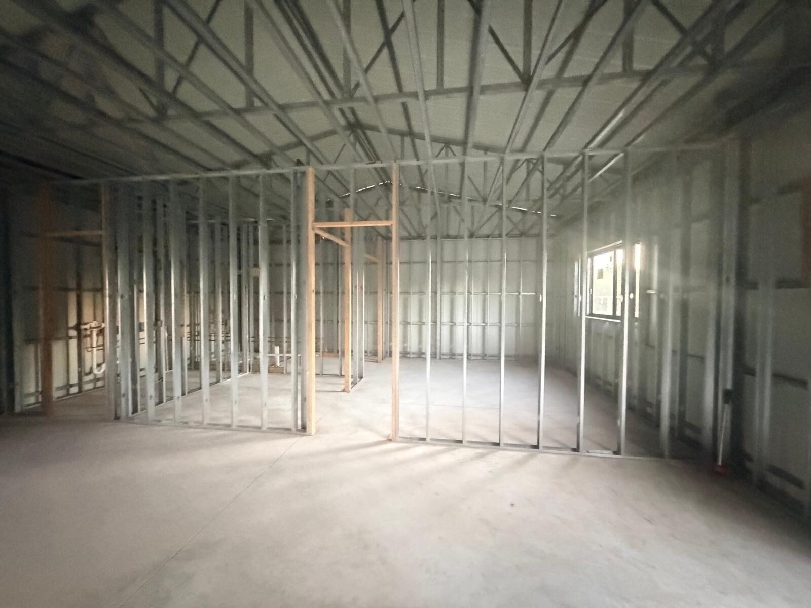 Steel trusses and roof framing